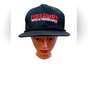 Vintage Die Hard With A Vengeance Black Cap